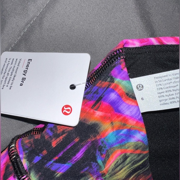 Lululemon Multicolor Energy bra - Picture 3 of 3